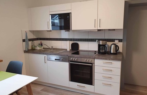 Bad Pyrmont Apartment | The half-timbered house - ground-floor vacation home with garden seating area