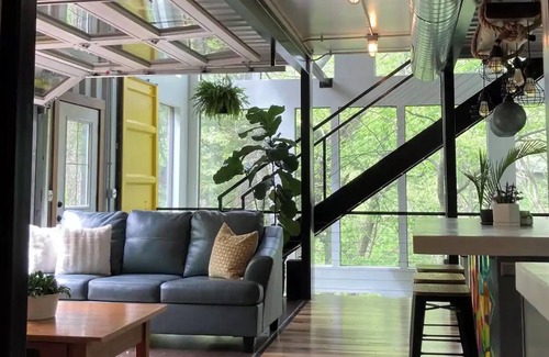 Fort Calhoun House | The Harmony House Container Home In The Woods