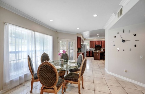 Covina House | The Hillside Sanctuary Pool: 6 bedrooms, with fitness area, and wide backyard
