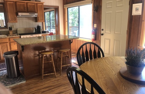West Village Cabin | The Lazy Lady. A cozy cabin retreat with beautiful views close to town.