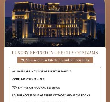 Srinagar Colony Hotel | The Leela Hyderabad Banjara Hills