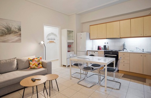 Moschato-Tavros Apartment | The Little House at Moschato 1BR, WiFi, A/C