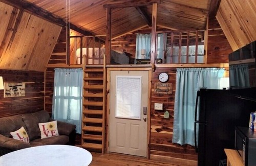 Board Camp Cabin | The Mabry’s Cabin in the Woods - Relax/Swim/Ride ATVs - Mena, AR