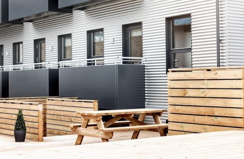 Vestmannaeyjar Apartment | The New Post Office 1 bedroom apartment w. balcony
