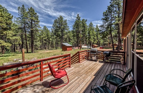 Parks House | The Ponderosa | Scenic Forest Views | Fire Pit & BBQ | Pet-Friendly | Now with Wi-Fi