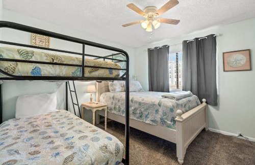 West Panama City Beach House | The Salty Suite Beach House- heated pool! hot tub! pet and family friendly! No elevators! Park at your door!
