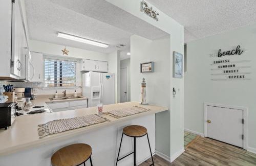West Panama City Beach House | The Salty Suite Beach House- heated pool! hot tub! pet and family friendly! No elevators! Park at your door!