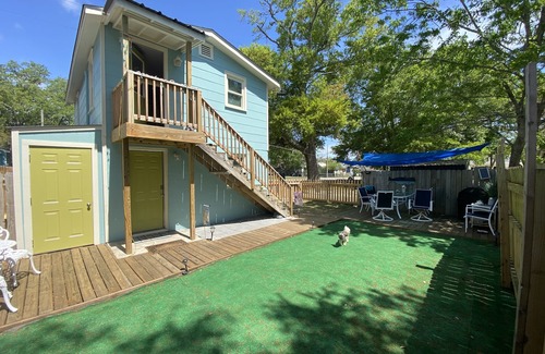 North Carolina Coast Apartment | The Sand Bucket is within walking distance to the beach and boardwalk.