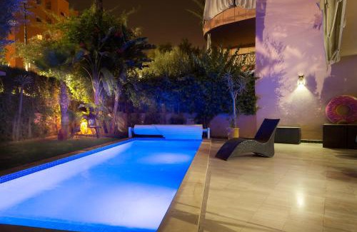 Hivernage Apartment | The Sapphire Apartment with Private Swimming Pool & Hot Tub - Hivernage Quarter - By Goldex Marrakech