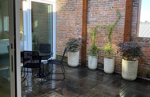 Downtown Asheville Apartment | The Sinclair: 301: Modern Urban Luxe: a new quality modern home