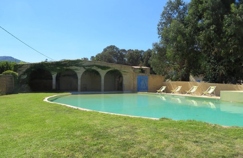 Calenzana House | The South Cottage, bioclimatic and large swimming pool.