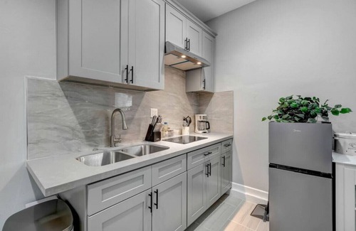 South el Monte House | The South El Monte Solitude: 2BR Retreat with Enchanting Patio, 55" TV, and Effortless Parking!