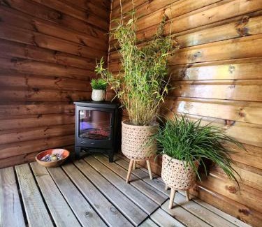 Dogdyke House | The Stable Annexe with hot tub & horses
