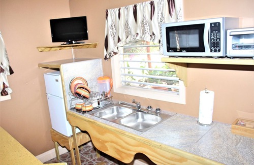 Vieux Fort Quarter Apartment | The studio apartment is a private space. Your home away from home.