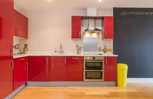 Cathedral Quarter Apartment | The Sunflower Central Belfast Apartment | Sleeps 4 | Steps from Cathedral Quarter