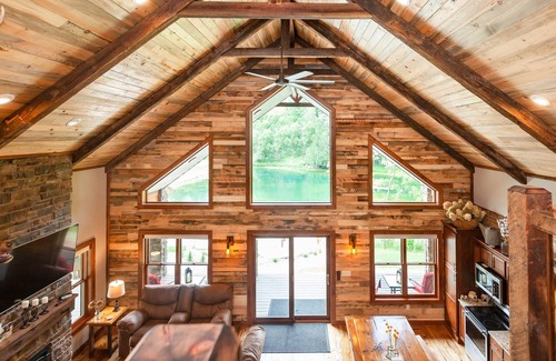 Richland Center Cabin | The Sylvan Cabin w/small lake - @MillCreekCabinsWI
