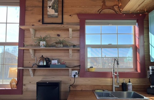 Lazear House | The Turquoise Door at Triple View Tiny Houses