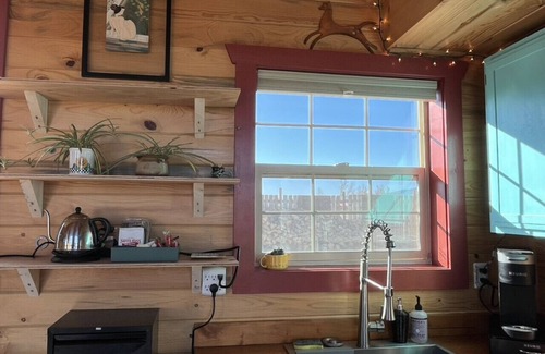 Lazear House | The Turquoise Door at Triple View Tiny Houses