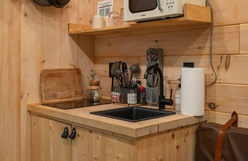Sylva House | The Twig, Outdoor Shower, Deck, and Cozy Chimney!