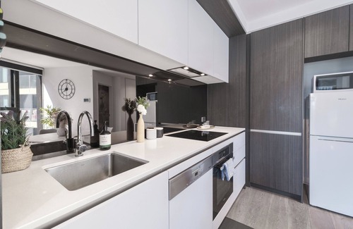 Docklands Apartment | This apartment is a 1 bedroom(s), 1 bathrooms, located in Docklands, VIC.