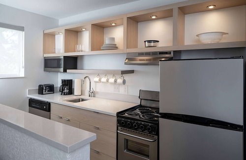 Falls Church Hotel | Three Modern 2BR Suites with Kitchen, Pet-friendly, Near Smithsonian Museum!
