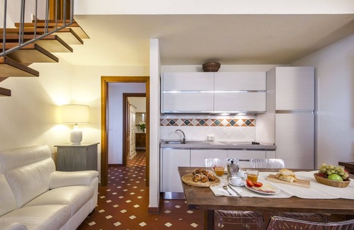 Grosseto Apartment | Three-room apartment in Casa Livia with veranda near the swimming pool