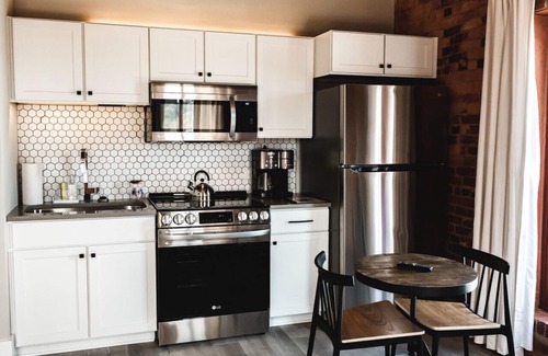 Jonesville Apartment | Three Trails Downtown Elkin, Studio Loft, Train View
