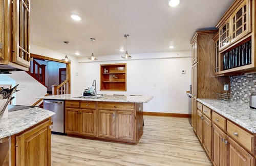 Campbellsport Condo | Tiki Beach Condo, with stunning lake views, beach access & bar/restaurant onsite