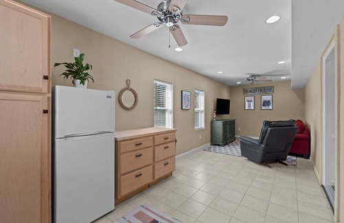 Monteray Shores House | Tiki II Beach home with private pool and hot tub. 10 minute walk to the beach.