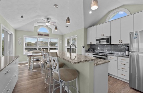 Monteray Shores House | Tiki II Beach home with private pool and hot tub. 10 minute walk to the beach.