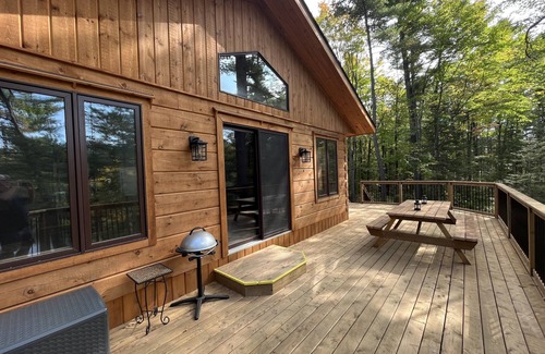 Georgian Bay Cottage | Timber cottage with large deck overlooking the water. Boat access only, no road.
