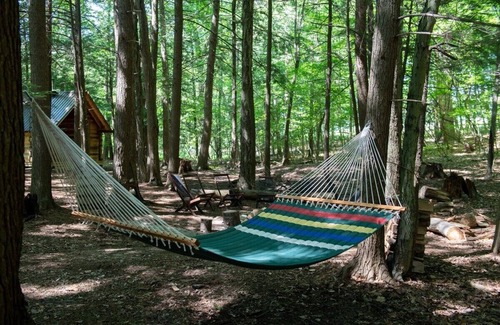 Newtonville Cabin | TimberTown Cabin #1 at June Farms, GLAMPING at it's finest!