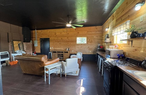 Fort Payne Apartment | Tiny Bear - 1BR 1BA Cabin Escape
