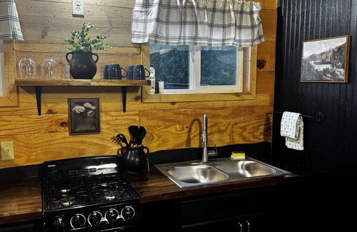 Fort Payne Apartment | Tiny Bear - 1BR 1BA Cabin Escape