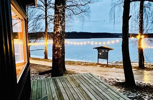 Floda Cabin | TinyCabin | Lakeview with Sauna at Lake Uspen