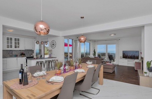 Zelenka Villa | Top Features! Holiday house with heated pool with sea view, for 10 people