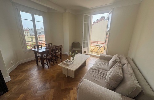 Gambetta Apartment | Top Floor, Central, Steps from the sea