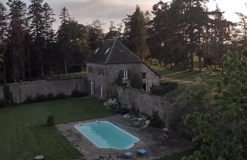Saint-Martin-de-Cenilly Cottage | Tower Cottage on large private estate Pool Open May15-Sept30th