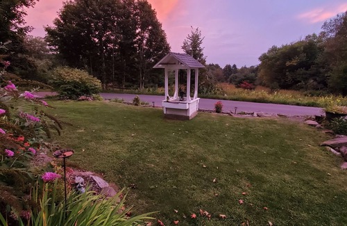 Lake Luzerne-Hadley Apartment | Track Season Adirondack Farmhouse Apartment