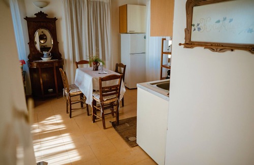 Mytilene Villa | Traditional Architecture Stone House in Seafront Olive Grove