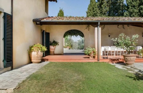 Lastra a Signa Villa | Traditional Italian Architecture Villa with Amazing Outdoor Pool and olives courtyard