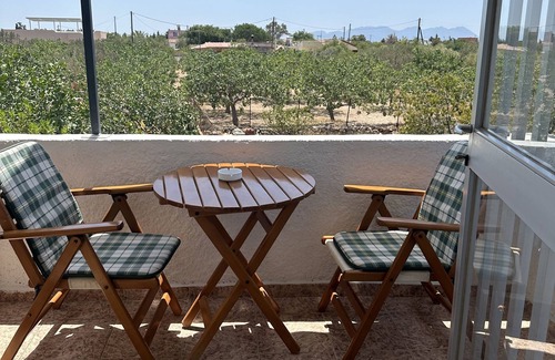 Aegina Villa | Traditional stone house in 2.000sqm garden with pistachio trees, remodeled.