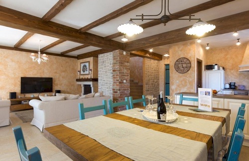 Kras Villa | Traditional style Villa Maša* with a pool and a 'tavern' on Krk