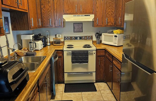 Bessemer Condo | Trail View 2: Private Hot Tub, Theater, Central Air, Massage, Sauna, Mt. Views