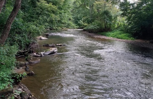 Haywood County House | Tranquil Creekside Mountain View Getaway