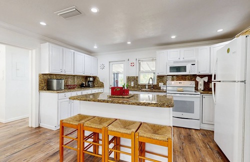Breezeswept Beach Estates House | Tranquil Florida home with waterfront views, pool table & Wifi