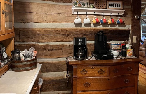 Dugspur House | Tranquil retreat, log home with lovely stream, Hillsville/Floyd VA