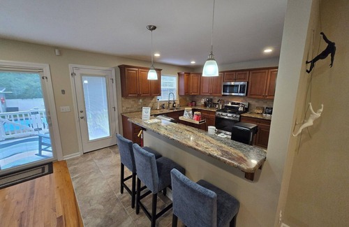 Absecon House | Tranquility Near the Sea with in-ground salt water pool and fenced in yard.