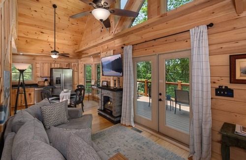 Beech Mountain Cabin | Treetop Retreat - New Cabin, under 2 miles from Beech Ski