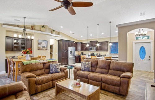 Punta Gorda House | Tropical Gateway in peaceful area with pool and tiki bar